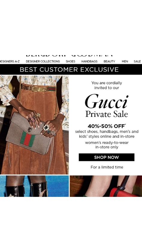 gucci private sale november 2017|Gucci closeout sales.